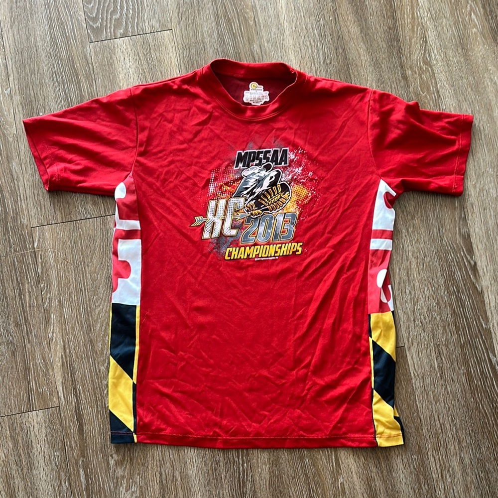Vintage MPSSAA Maryland Graphic XC 2013 Championship Tee